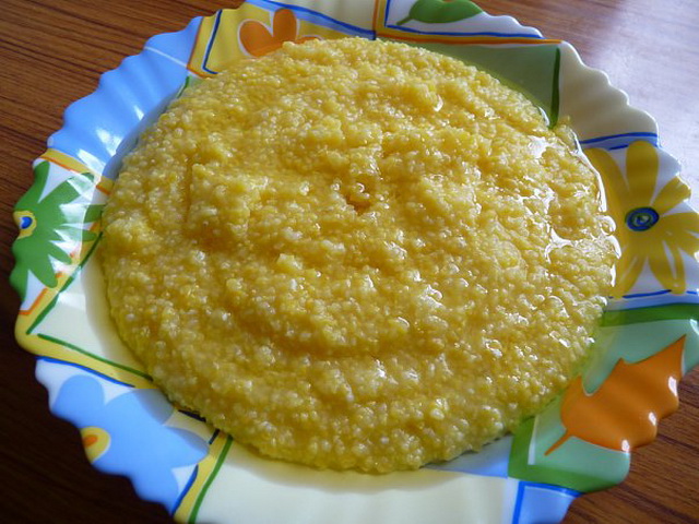 Кукурузная каша. Рецепт