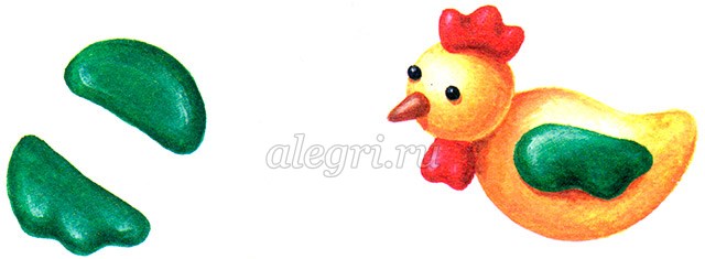 Курочка из пластилина своими руками
