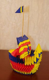 Модульное оригами. Корабль Мастер-класс Модульное оригами. Корабль Мастер-класс