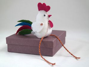 Петушок из фетра своими руками. Выкройки. Мастер-класс с фото Петушок из фетра своими руками. Выкройки. Мастер-класс с фото