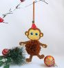Новогодняя игрушка Обезьянка своими руками. Пошаговая инструкция с фото