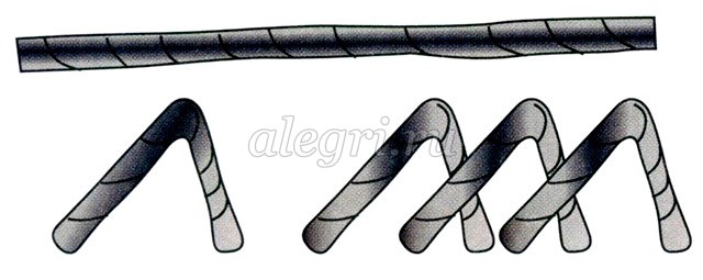 Ежик из гофрированной бумаги
