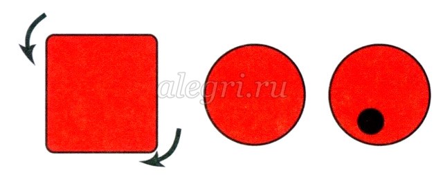 Рябина из гофрированной бумаги